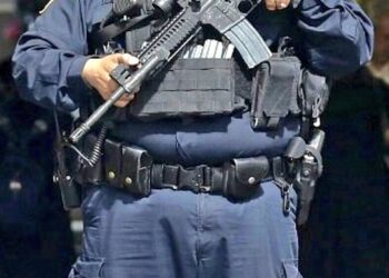 Policeman who clearly looks fat blames bulletproof vest for body shape, despite freaking obviously being fat.