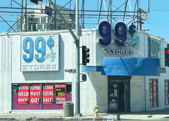 99 Cents Stores Files for Chapter 11. Seeks $60m in Financing… of Which, It Has Secured Only 99 Cents.