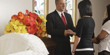 “Show some respect”… guy in casket is wearing t-shirt